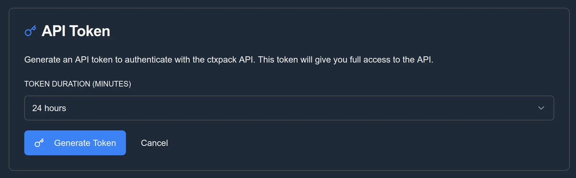 create-token-settings
